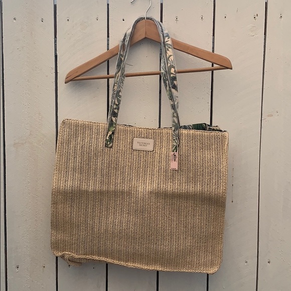 Victoria’s Secret Woven Tote - Picture 1 of 4